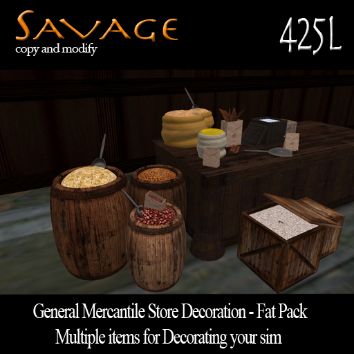 General Mercantile Store Decoration - Fat Pack