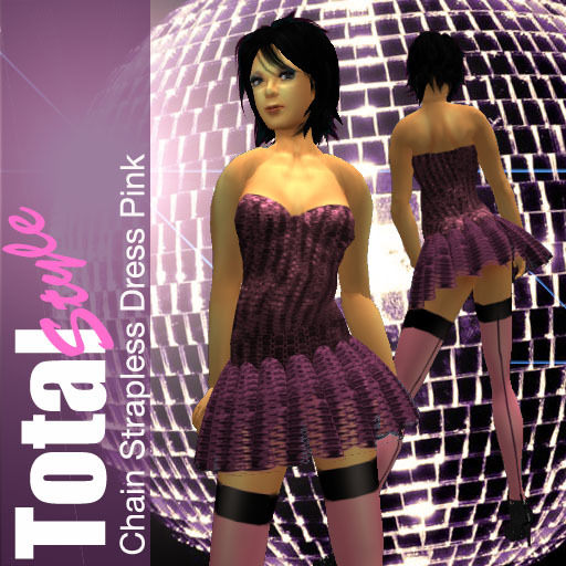 Total Style - Strapless Chain dress
