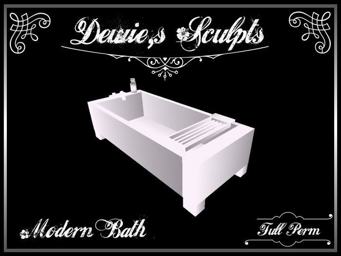 Sculptmap Modern Bath with Faucet, Rack, Soap Disp