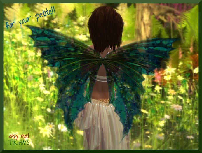 CANDYFAE CYAN PETITE WINGS