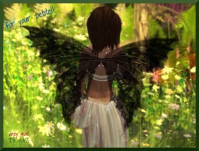 CANDYFAE BLACK PETITE WINGS