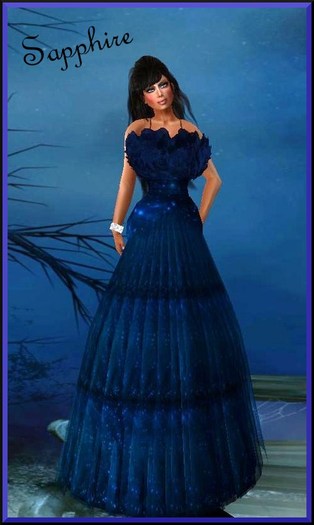 Sapphire Gown