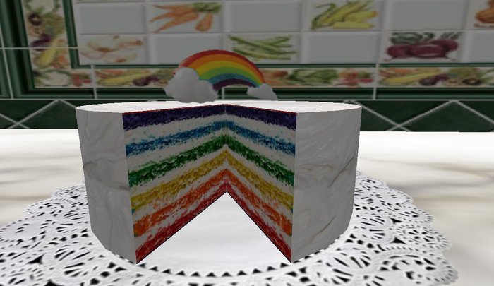 Kellye's Kitchen Rainbow Layer Cake
