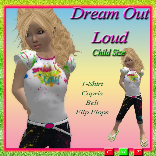 Dream Out Loud Child Size Complete Outfit