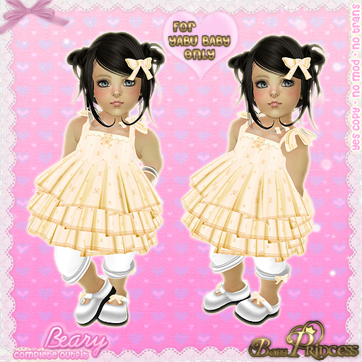 :*BABY*: Beary { Yabusaka Baby Outfit } Yellow :*PRINCESS*: 