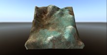NO PBR ROCK 512 seamless kludge 19.12.11.C relief sculpt plane prim copymod by Josh Susanto