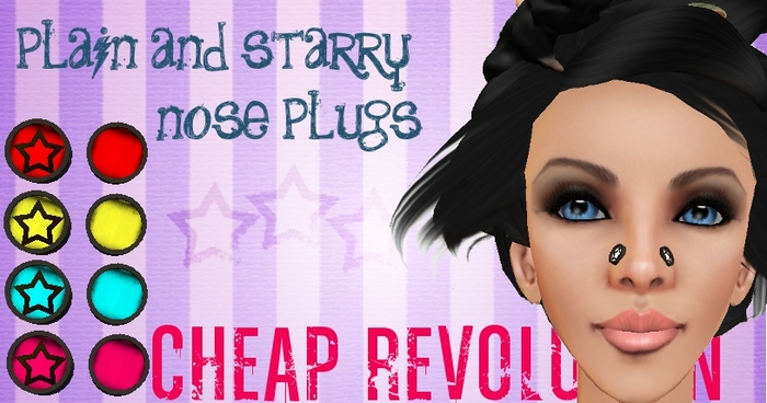 CRev - Plain and Starry Nose Plugs