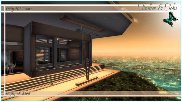 Timber & Tofu - comes with everything shown here Only 202 prims! Review Home
