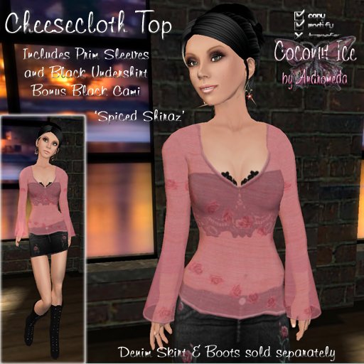 Cheesecloth Top (Spiced Shiraz)