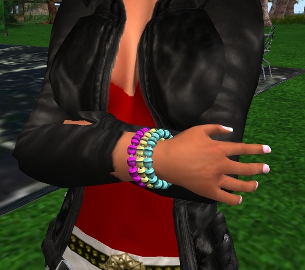 Rainbow bracelets set