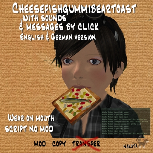 cheesefishgummibeartoast