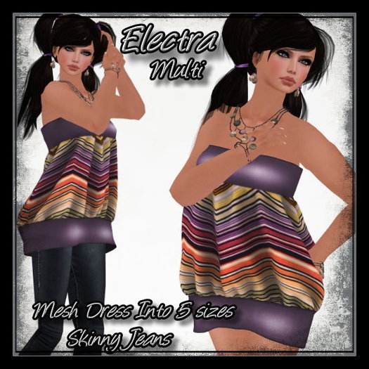 -Mystique- Electra Outfit Multi Mesh Dress