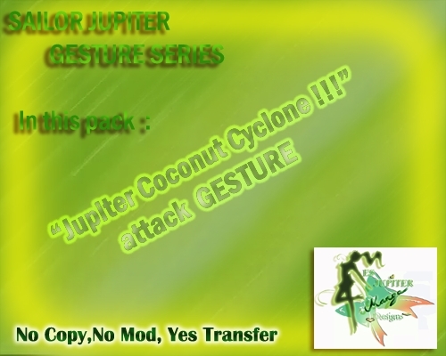 GESTURE- JUPITER COCONUT CYCLONE