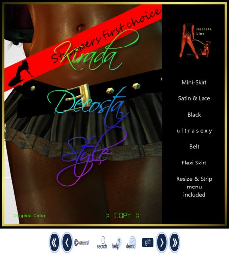 [AFSC] Decosta Line - SKIRTS Commission Vendor - 5 Panel Strip