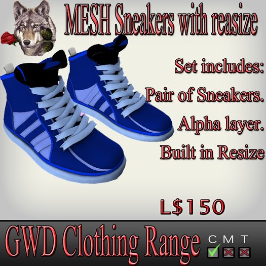 GWD Blue Sneakers V1.1