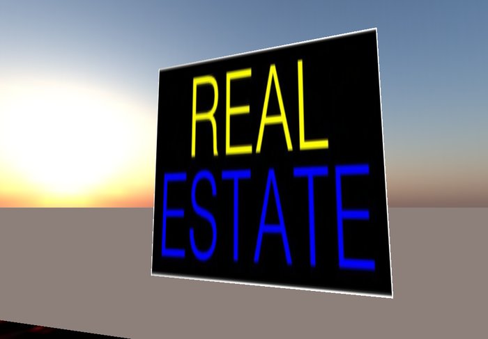 Real Estate For Sale Sign -