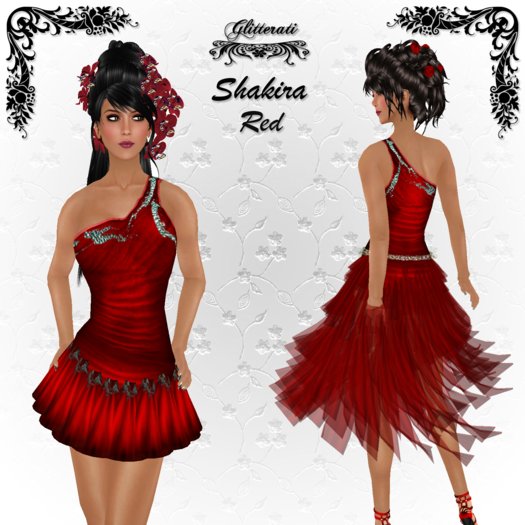 ! Glitterati ! - Shakira - Red