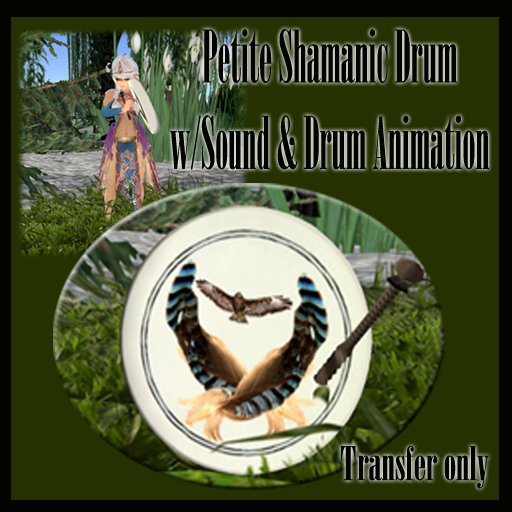 Petite Shamanic Drum w/Animation