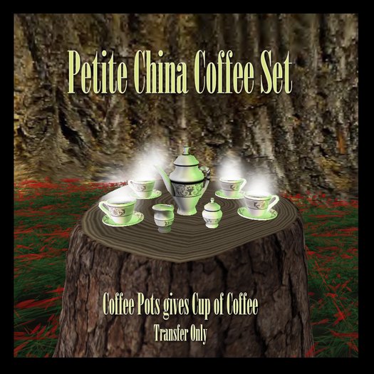 Petite China Coffee Set