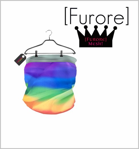 [Furore] MESH Tube Top *Rainbow*