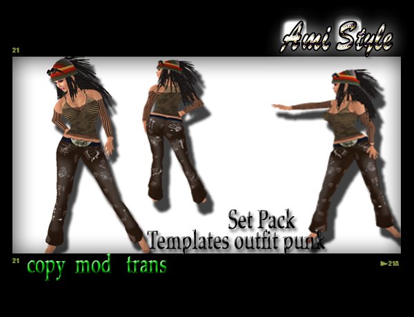 ASD Full Perm Set Textures Punk Outfit