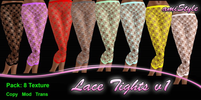 ASD Full Perm 8 Lace Tights