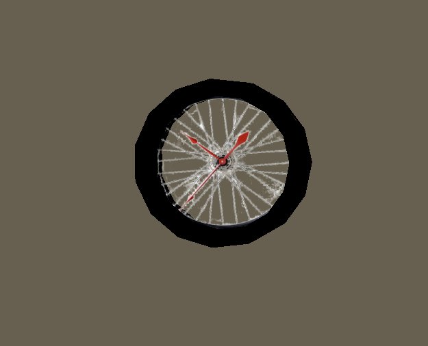 bike wheel clock