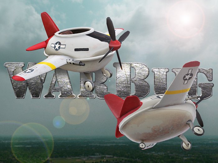 WarBug Airplane - Red Rudder