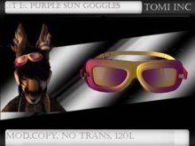.::T I::. Purple Sun Goggles 