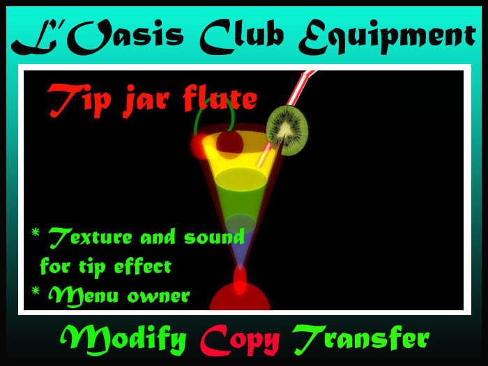 tip jar flute  NO COPY