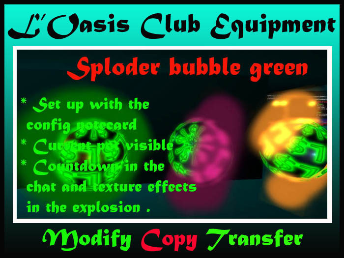 sploder bubble green