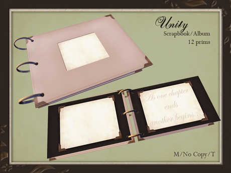 Second Life Marketplace - -W-[ Photo Album ] Unity (mod/trans) white ...
