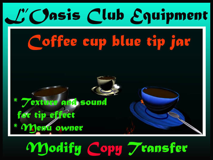coffee cup blue tip jar NO COPY