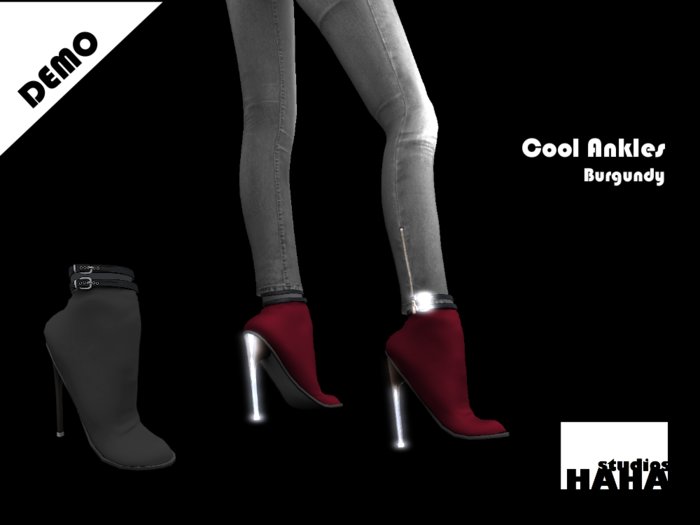 !Cool Ankles Burgandy DEMO