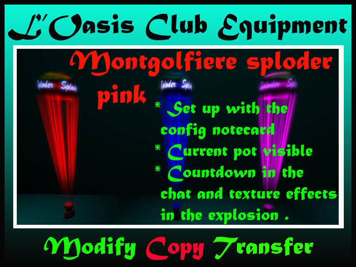 montgolfiere sploder pink
