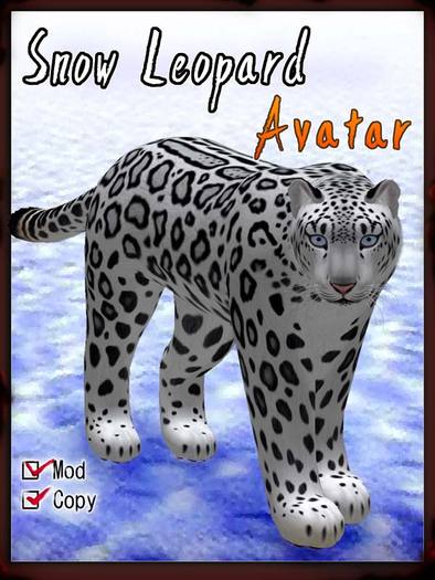 Snow Leopard Avatar Ssize