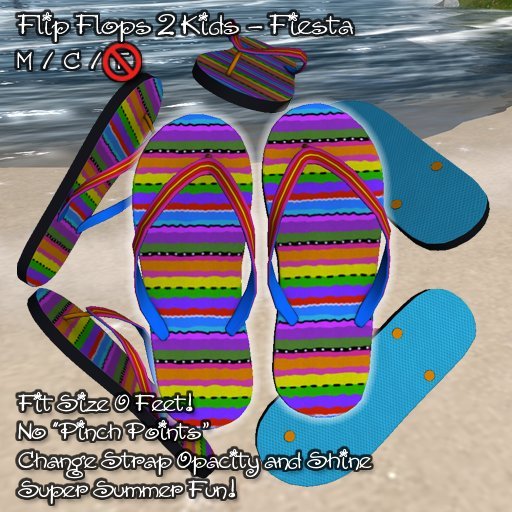 R(S)W Flip Flop 2 Kids - Fiesta
