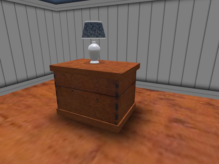 Shabby Old Oak Trunk