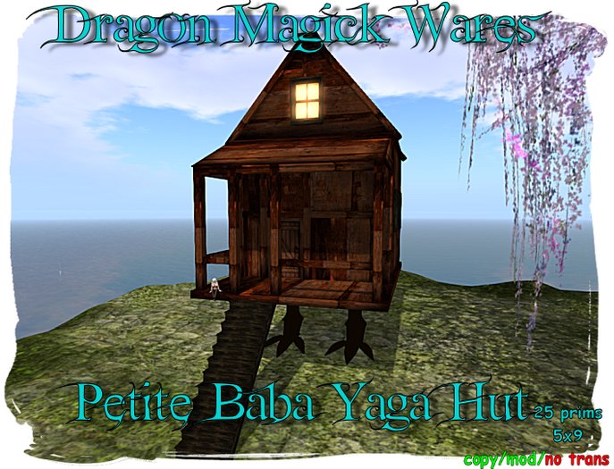 Dragon Magick Wares Petite Baba Yaga Hut