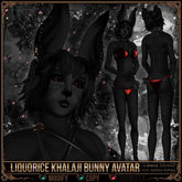 =^.^= Curious Kitties - Khalaji Bunny Avatar - Liquorice