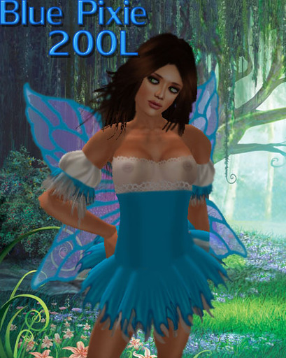 Blue Pixie Fairy