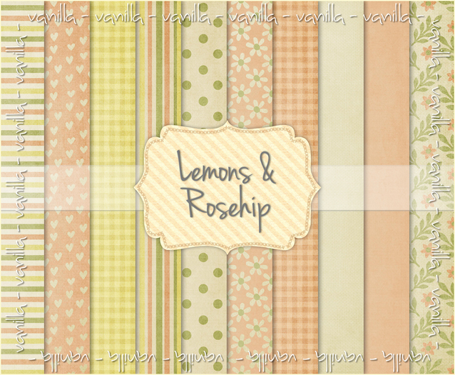 Vanilla Textures    - Lemons & Rosehip