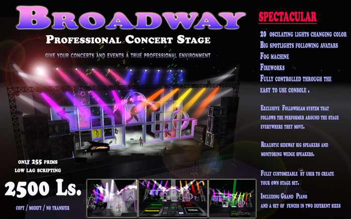 [DX Designs] BROADWAY CONCERT STAGE   (Boxed)