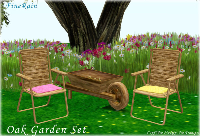Wood Garden Set (oak)