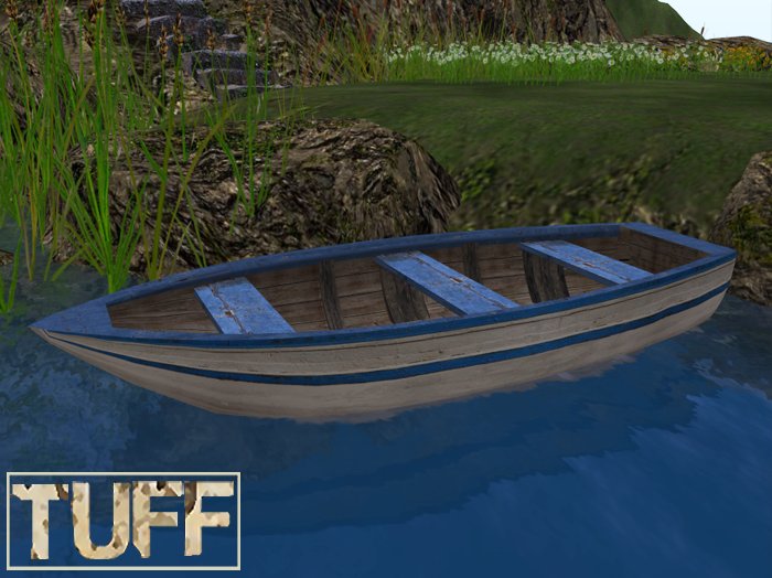 [TUFF] Blue & White Round Rowboat Rezzer