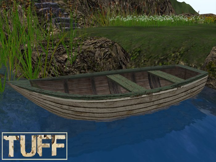 [TUFF] Green & White Cuddle Round Rowboat Rezzer