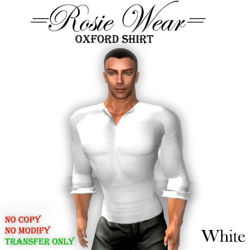 =Rosie Wear= Oxford Shirt_White