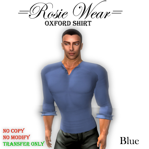 =Rosie Wear= Oxford Shirt_Blue
