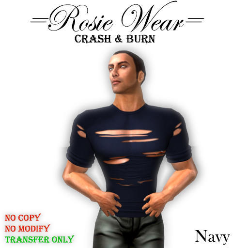 =Rosie Wear= Crash & Burn_Navy