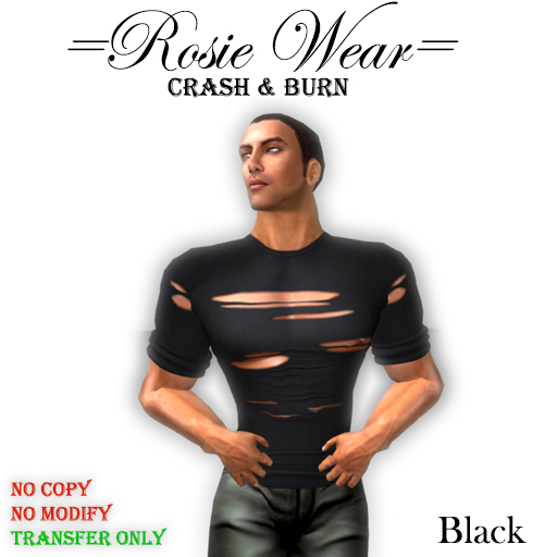 =Rosie Wear= Crash & Burn_Black